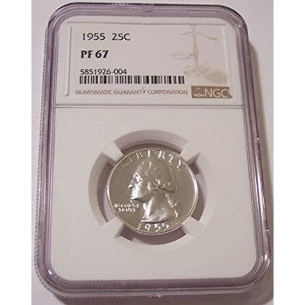 1955 Washington Quarter Proof PF67 NGC